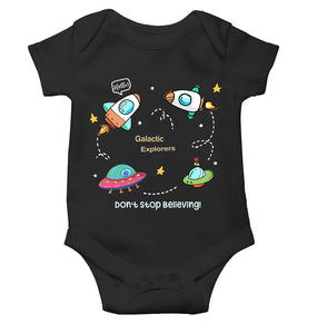 Spaceships Rompers for Baby Girl- KidsFashionVilla