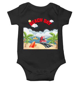 Beach Day Rompers for Baby Girl- KidsFashionVilla