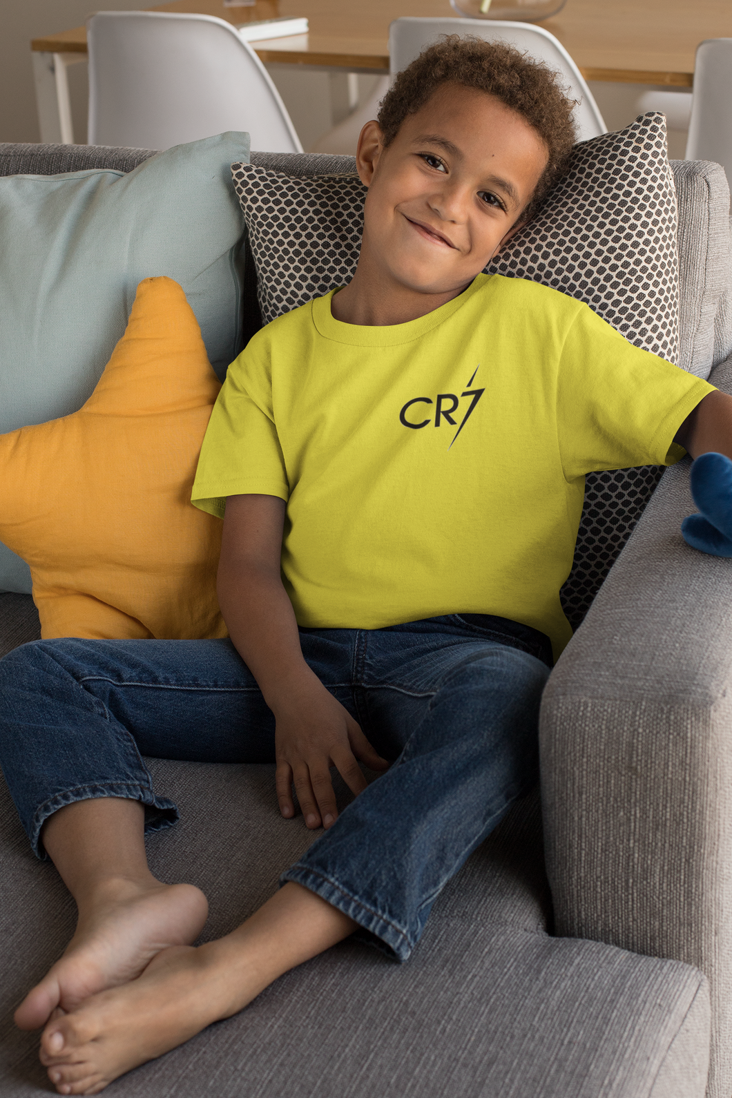 Ronaldo cr7 Half Sleeves T-Shirt for Boy-KidsFashionVilla
