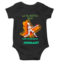 Load image into Gallery viewer, Custom Name IPL Fever Rompers for Baby Boy- KidsFashionVilla
