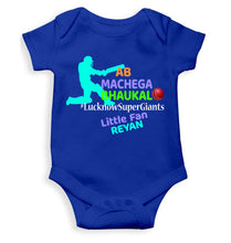 Load image into Gallery viewer, Custom Name IPL LSG LucknowSuperGiants Rompers for Baby Boy- KidsFashionVilla

