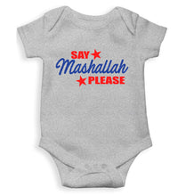 Load image into Gallery viewer, Say Mashallah Please Eid Rompers for Baby Boy- KidsFashionVilla
