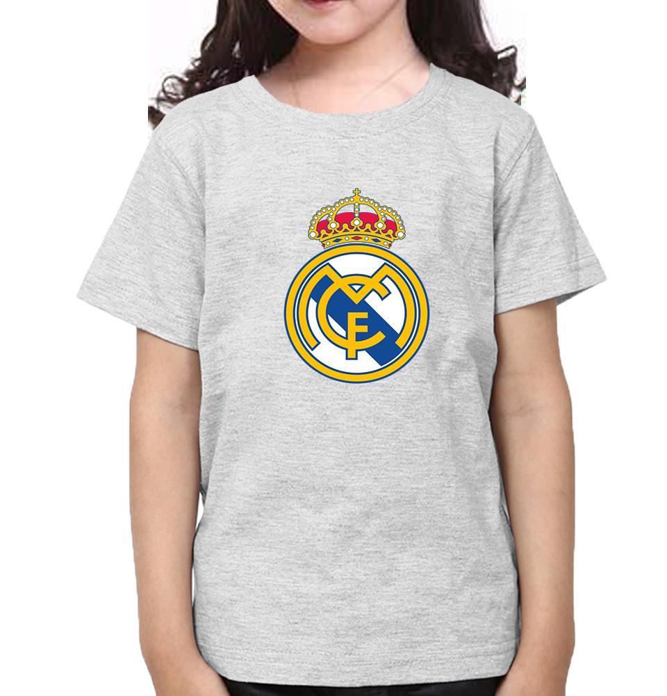 Real Madrid Half Sleeves T-Shirt For Girls -KidsFashionVilla