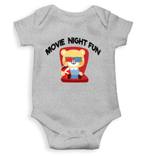 Load image into Gallery viewer, Movie Night Fun Rompers for Baby Boy- KidsFashionVilla

