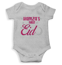 Load image into Gallery viewer, 1st Eid Custom Name Rompers for Baby Boy- KidsFashionVilla
