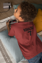 Load image into Gallery viewer, Ronaldo 7  Half Sleeves T-Shirt for Boy-KidsFashionVilla
