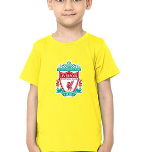Liverpool Half Sleeves T-Shirt for Boy-KidsFashionVilla