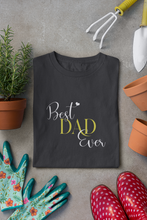 Load image into Gallery viewer, Best Dad Ever Father and Daughter Black Matching T-Shirt- KidsFashionVilla

