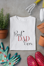 Load image into Gallery viewer, Best Dad Ever Father and Daughter White Matching T-Shirt- KidsFashionVilla
