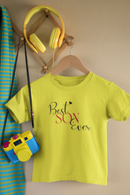 Load image into Gallery viewer, Best Mom Ever Mother And Son Yellow Matching T-Shirt- KidsFashionVilla
