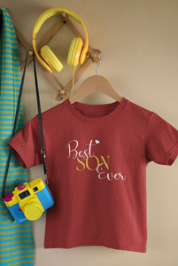 Best Mom Ever Mother And Son Red Matching T-Shirt- KidsFashionVilla