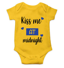 Load image into Gallery viewer, Kiss Me At Midnight Christmas Rompers for Baby Girl- KidsFashionVilla
