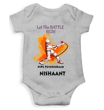Load image into Gallery viewer, Custom Name IPL Fever Rompers for Baby Boy- KidsFashionVilla
