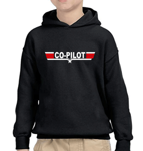 Pilot Co-Pilot Father and Son Matching Hoodies- KidsFashionVilla
