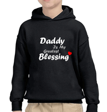 Load image into Gallery viewer, My Greatest Blessings Call Me Daddy Father and Son Matching Hoodies- KidsFashionVilla

