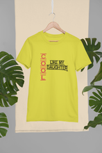 Load image into Gallery viewer, Cool Like My Dad Father and Daughter Yellow Matching T-Shirt- KidsFashionVilla

