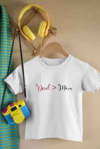 Dad Father and Daughter White Matching T-Shirt- KidsFashionVilla