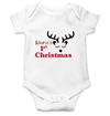 Customized Name First Christmas Rompers for Baby Girl- KidsFashionVilla