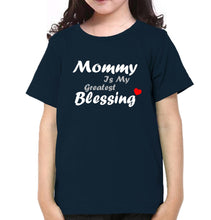 Load image into Gallery viewer, My Greatest Blessings Call Me Mommy Mother and Daughter Matching T-Shirt- KidsFashionVilla
