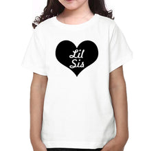 Load image into Gallery viewer, Big Sis Lil Sis Sister-Sister Kids Half Sleeves T-Shirts -KidsFashionVilla
