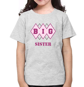 Big Sister Lil Brother-Sister Kid Half Sleeves T-Shirts -KidsFashionVilla