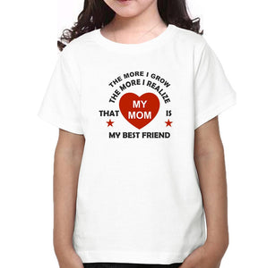 Mom Kid Best Friend Mother and Daughter Matching T-Shirt- KidsFashionVilla