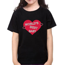 Load image into Gallery viewer, World&#39;s Best Dad Mom Baby Family Half Sleeves T-Shirts-KidsFashionVilla

