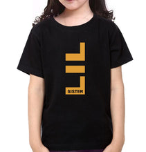 Load image into Gallery viewer, Big Brother Lil sister Brother-Sister Kid Half Sleeves T-Shirts -KidsFashionVilla
