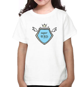 Super Mom & Super Kid Mother and Daughter Matching T-Shirt- KidsFashionVilla