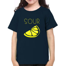 Load image into Gallery viewer, Sweet Sour Sister-Sister Kids Half Sleeves T-Shirts -KidsFashionVilla
