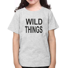 Load image into Gallery viewer, Queen Of All The Wild Things Wild Things Mother and Daughter Matching T-Shirt- KidsFashionVilla
