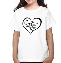 Load image into Gallery viewer, God Gave Me You Mother and Daughter Matching T-Shirt- KidsFashionVilla
