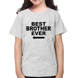 Best Brother Ever Best Sister Ever Brother-Sister Kid Half Sleeves T-Shirts -KidsFashionVilla