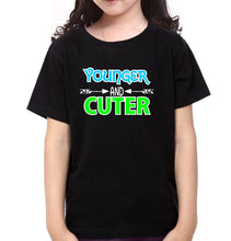 Load image into Gallery viewer, Younger Older Brother-Sister Kid Half Sleeves T-Shirts -KidsFashionVilla
