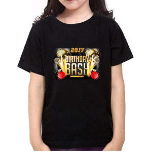 Birthday Bash Family Half Sleeves T-Shirts-KidsFashionVilla