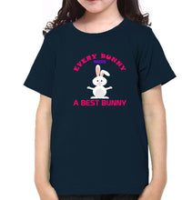Load image into Gallery viewer, Bunny Sister-Sister Kids Half Sleeves T-Shirts -KidsFashionVilla
