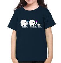 Load image into Gallery viewer, Daddy Mommy Kid Family Half Sleeves T-Shirts-KidsFashionVilla
