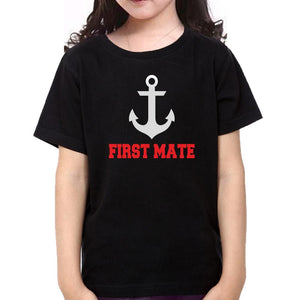 Captain First Mate Father and Daughter Matching T-Shirt- KidsFashionVilla