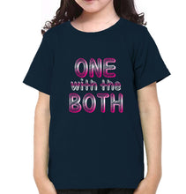 Load image into Gallery viewer, One With The Beauty Brains Both Family Half Sleeves T-Shirts-KidsFashionVilla

