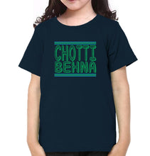 Load image into Gallery viewer, Bade Bhaiya Choti behna Brother-Sister Kid Half Sleeves T-Shirts -KidsFashionVilla
