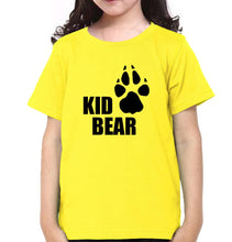 Load image into Gallery viewer, Papa Bear Kid Bear Father and Daughter Matching T-Shirt- KidsFashionVilla
