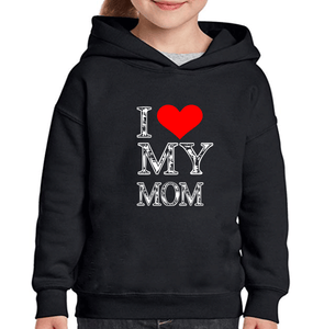 I Love My Daughter I Love My Mom Mother and Daughter Matching Hoodies- KidsFashionVilla