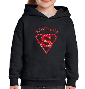 Super Mom Super Kid Mother and Daughter Matching Hoodies- KidsFashionVilla