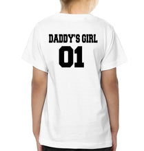 Load image into Gallery viewer, Daddy 01 Daddy&#39;s girl 01 Father and Daughter Matching T-Shirt- KidsFashionVilla
