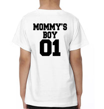 Load image into Gallery viewer, Mommy01 Mommy&#39;s boy01 Mother and Son Matching T-Shirt- KidsFashionVilla
