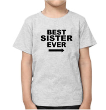 Load image into Gallery viewer, Best Brother Ever Best Sister Ever Brother-Sister Kid Half Sleeves T-Shirts -KidsFashionVilla
