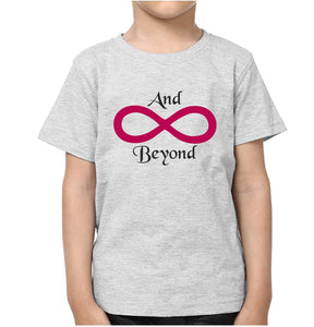 I Love You To Infinity And Beyond Father and Son Matching T-Shirt- KidsFashionVilla
