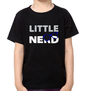 Big Nerd Little Nerd Mother and Son Matching T-Shirt- KidsFashionVilla