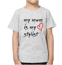 Load image into Gallery viewer, My Kid Is My Inspiration My Mom Is My Stylist Mother and Son Matching T-Shirt- KidsFashionVilla
