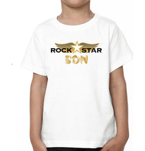 Load image into Gallery viewer, Rockstar Mom Rockstar Son Mother and Son Matching T-Shirt- KidsFashionVilla
